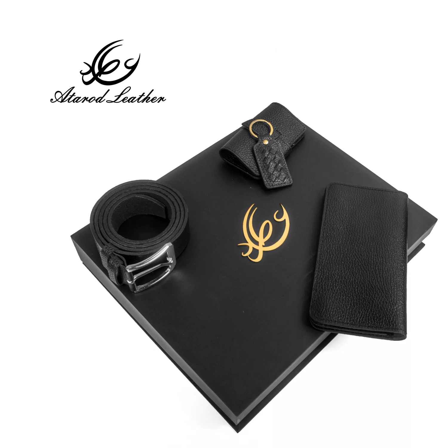 ست هدیه چرم عطارد مدل چرم طبیعی کد A80