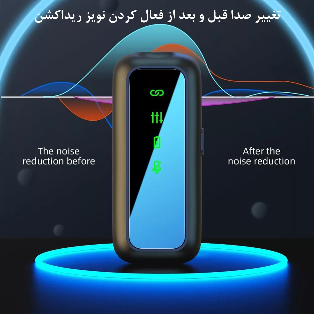 میکروفن یقه ای زومی مدل Smart Noise Cancellation Type C