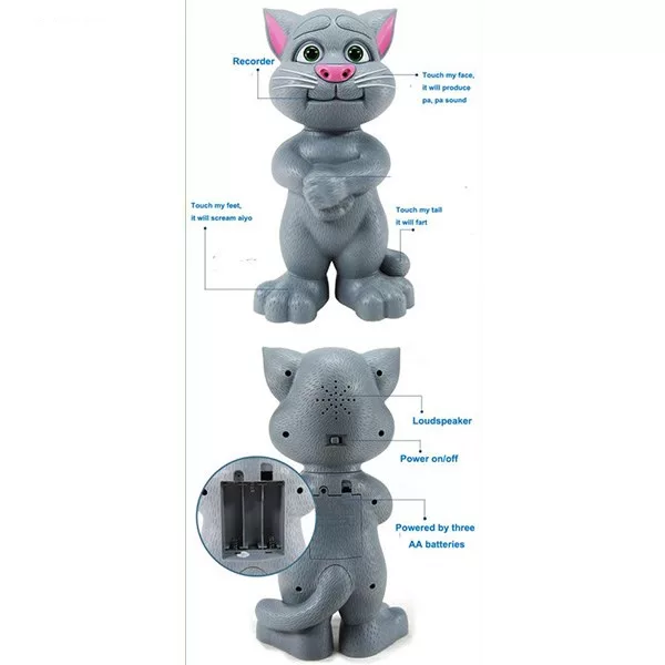 عروسک تام سخنگو کد H215A سایز 3