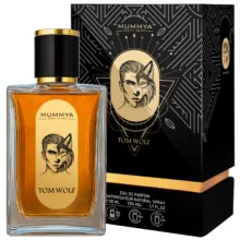 ادو پرفیوم مردانه مومیا مدل تام ولف کهربا با رایحه تلخ و گرم حجم 50 میلی لیتر