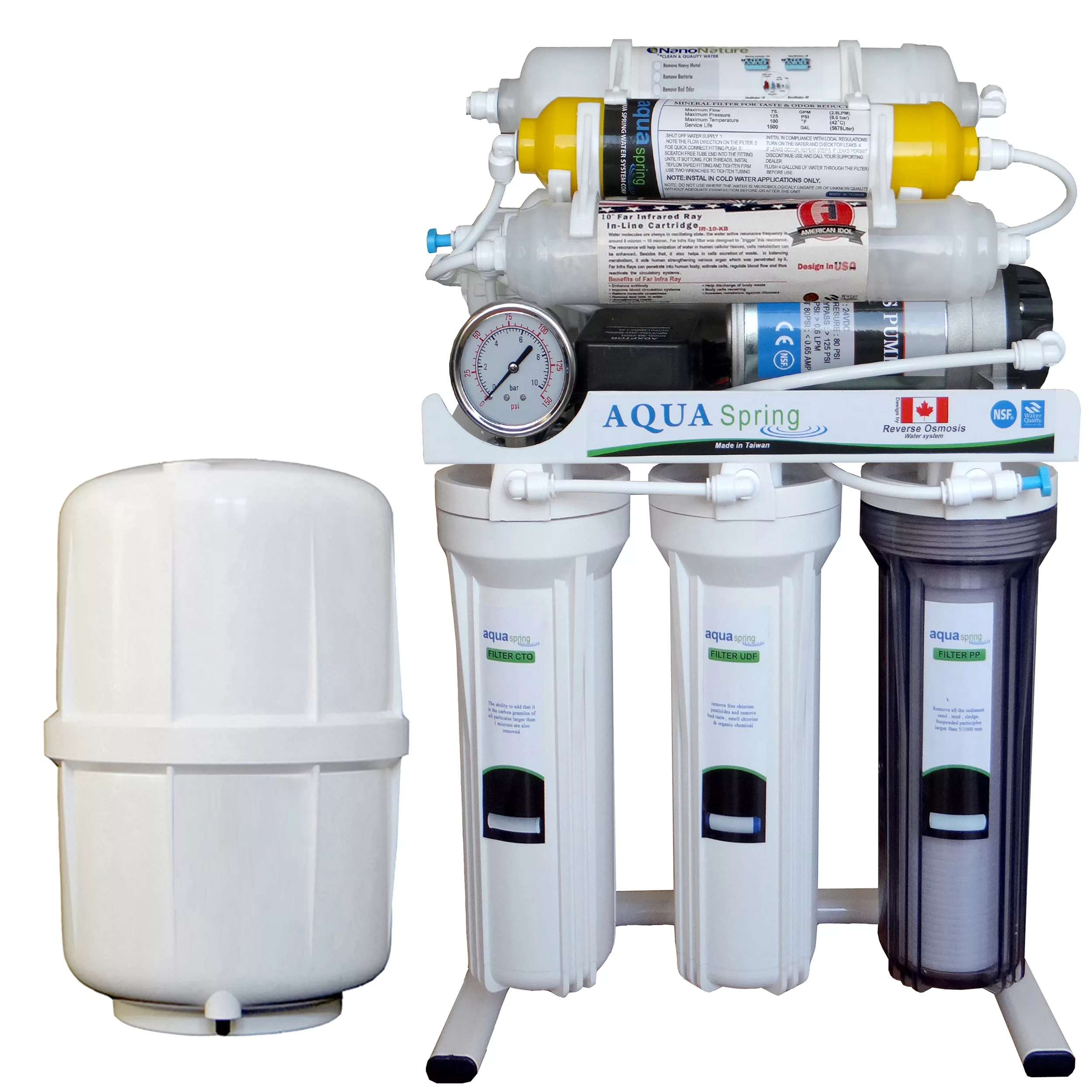 دستگاه تصفیه کننده آب آکوآ اسپرینگ مدل RO - AF1300