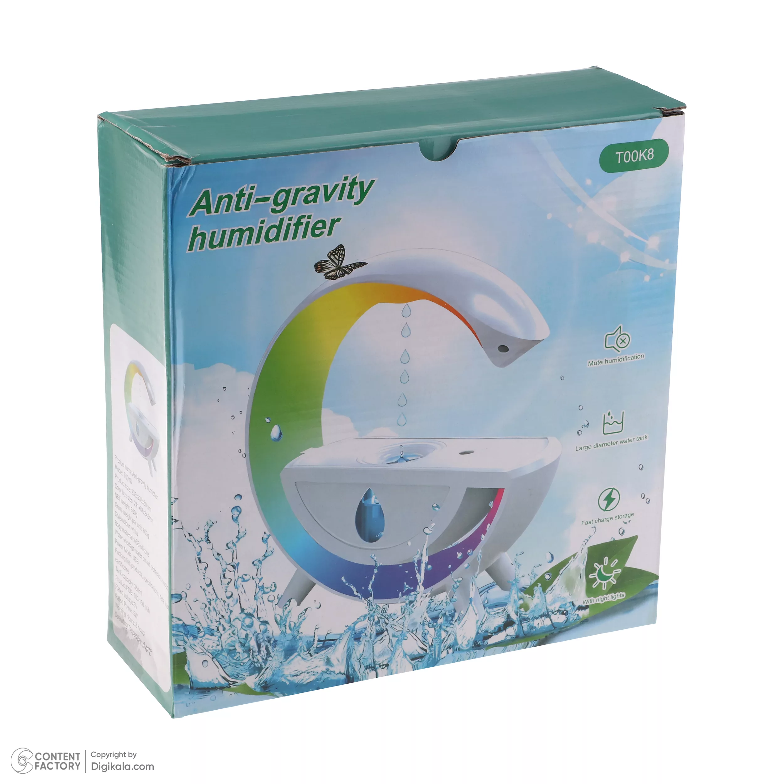 دستگاه بخور و رطوبتساز سرد مدل Anti-gravity T00K8