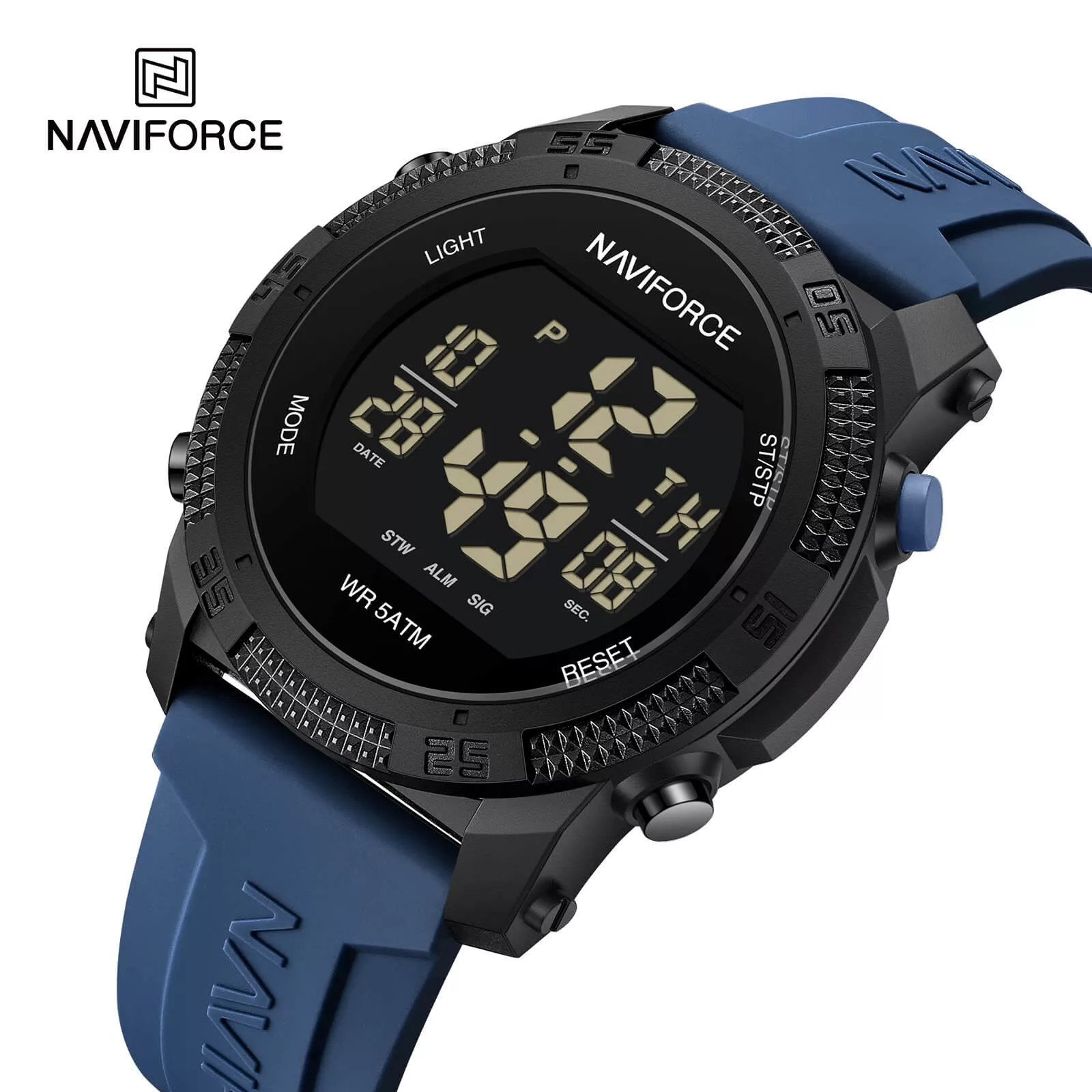 ساعت مچی دیجیتال نیوی فورس مدل NF7104BBBE