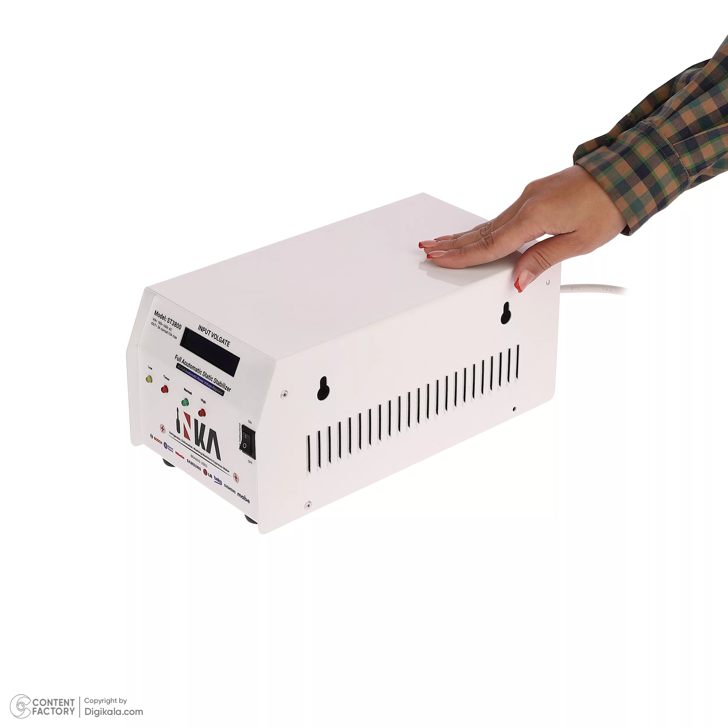 استابلایزر اینکا مدل ST3800 ظرفیت 260 ولت آمپر