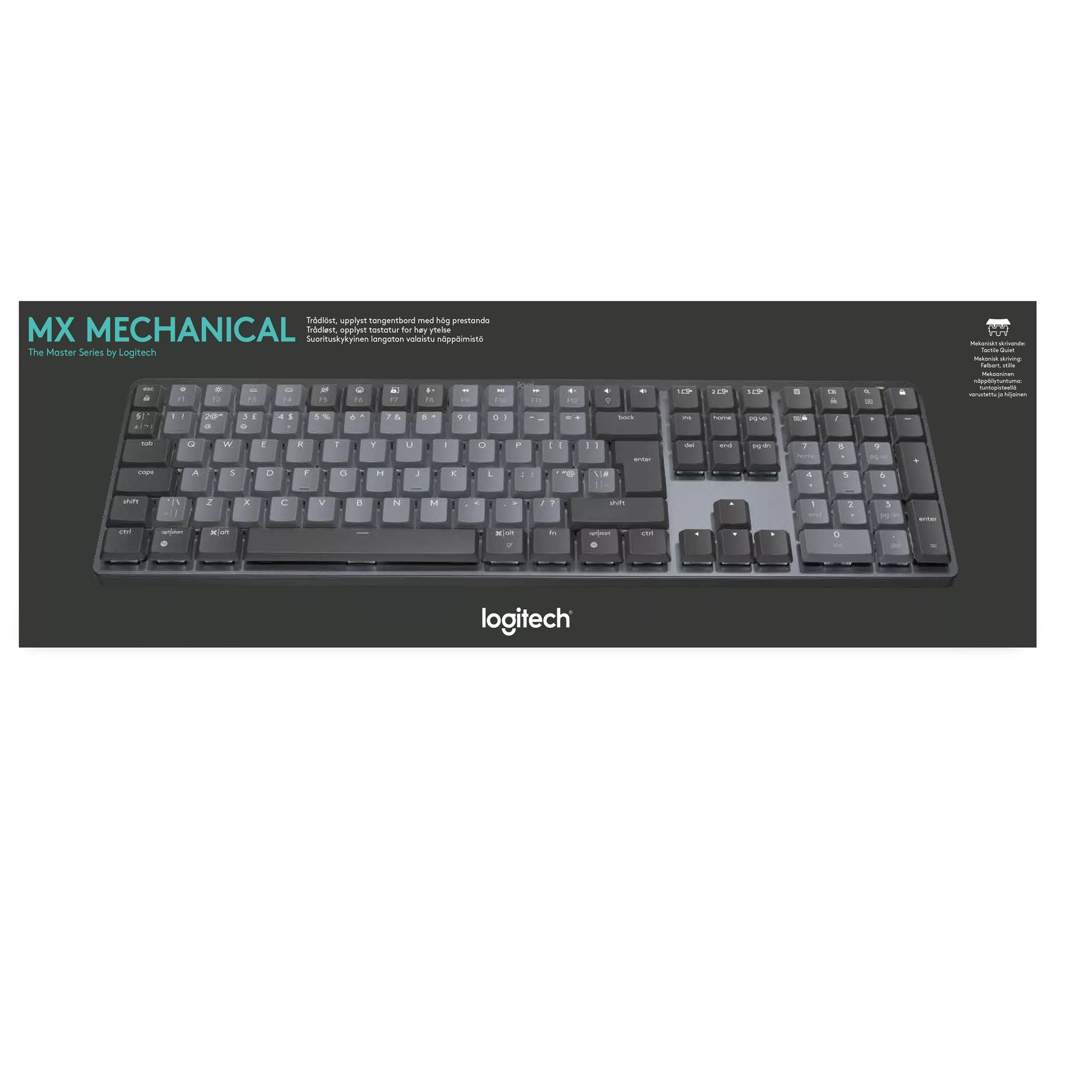 کیبورد بی سیم لاجیتک مدل MX MECHANICAL TACTILE