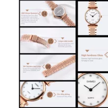 ساعت مچی عقربه ای زنانه اسکمی مدل1223 کد 02