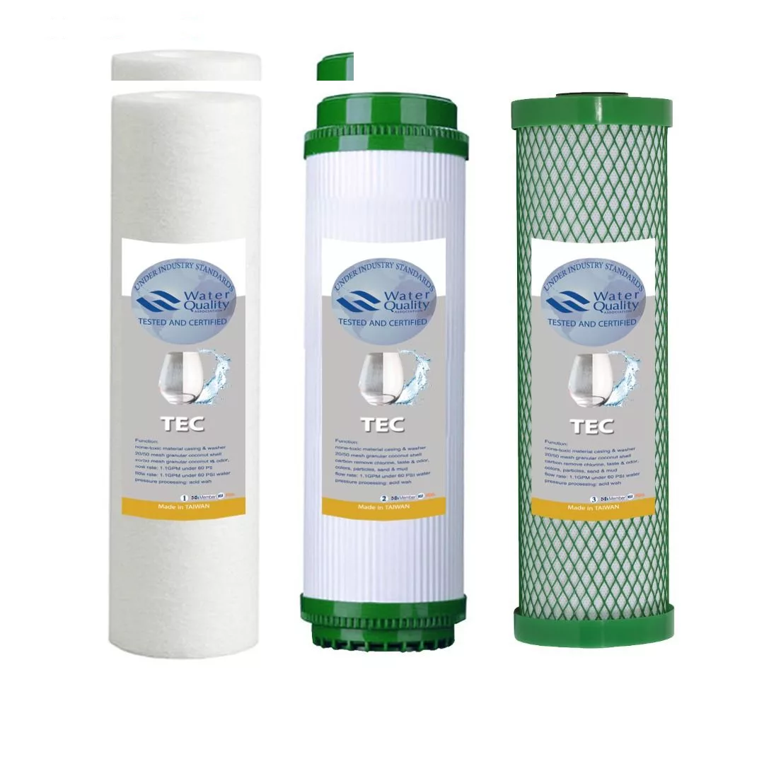 فیلتر تصفیه آب تک مدل RO-TP9 مجموعه 9 عددی