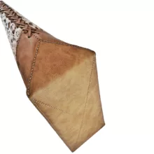 کیف رودوشی زنانه مدل گیپور و چرم