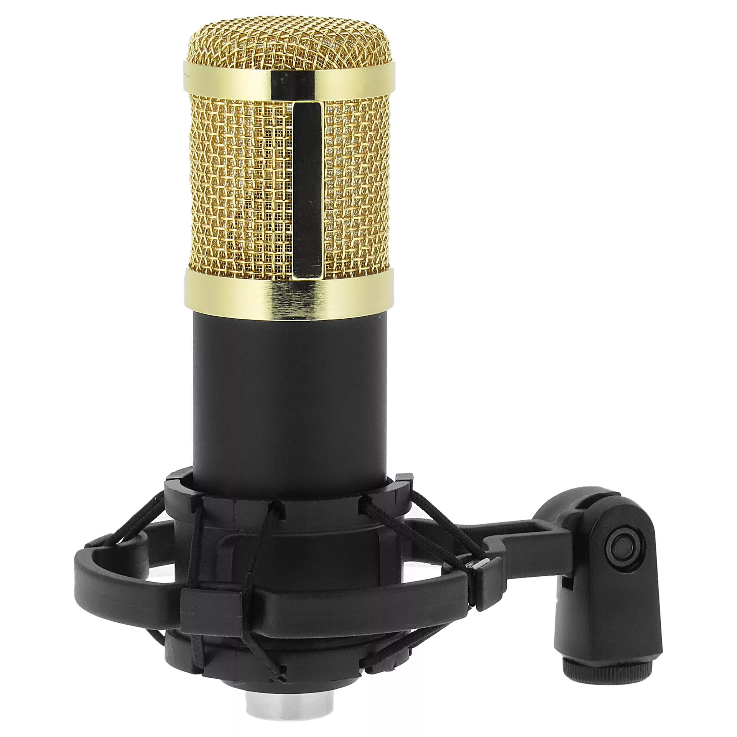 میکروفن کندانسر مدل legendary vocal به همراه کارت صدا و پایه تلسکوپی و پاپ فیلتر