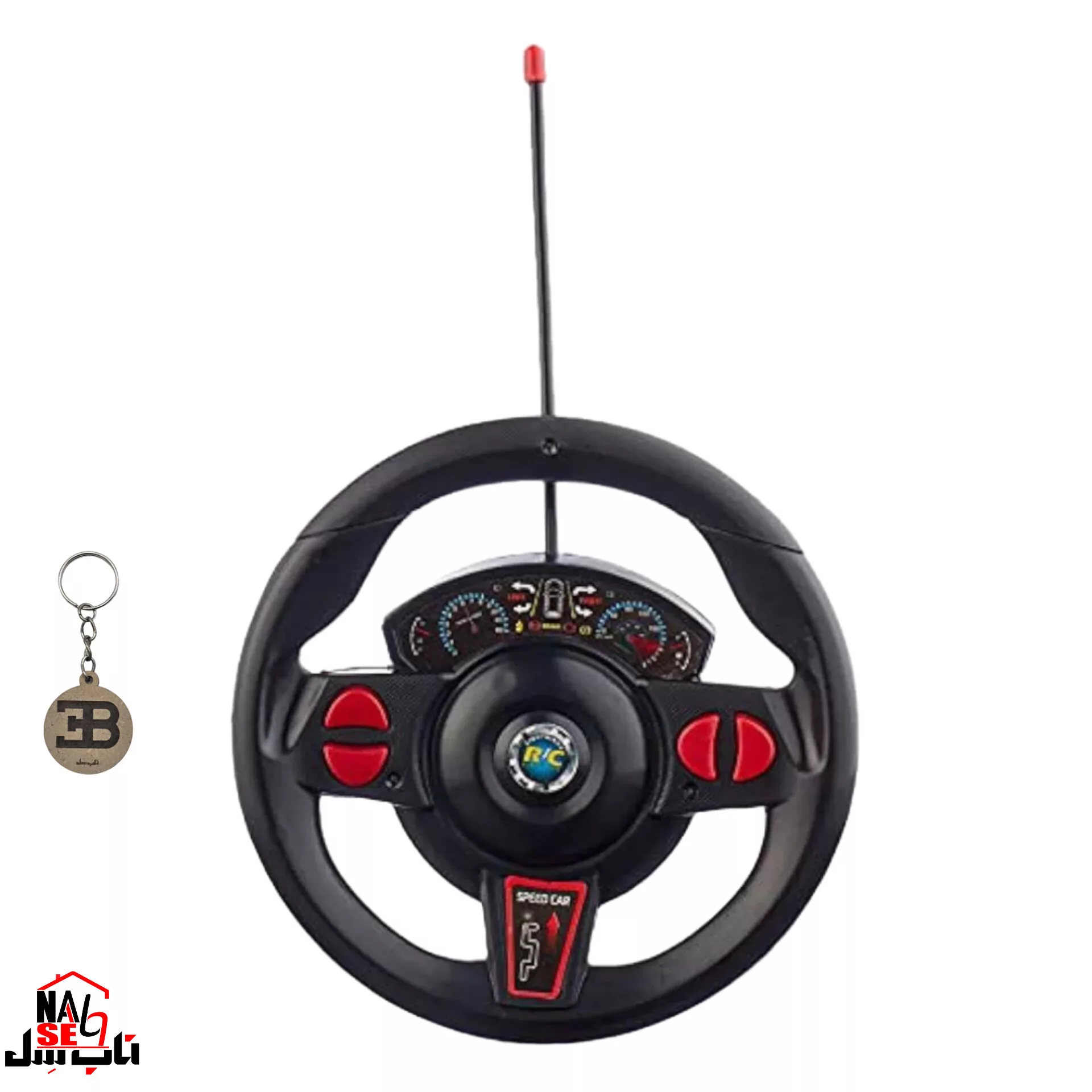 ماشین بازی کنترلی ناب سل مدل بوگاتی شارژی به همراه جاسوییچی