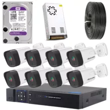 سیستم امنیتی نظارتی کامل مدل FULL HD KIT 008 SB – AXESSLINK