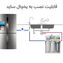 دستگاه تصفیه کننده آب آکوا پیورست مدل RO FB 6650 به همراه فیلتر تصفیه آب کد 01 بسته 6 عددی