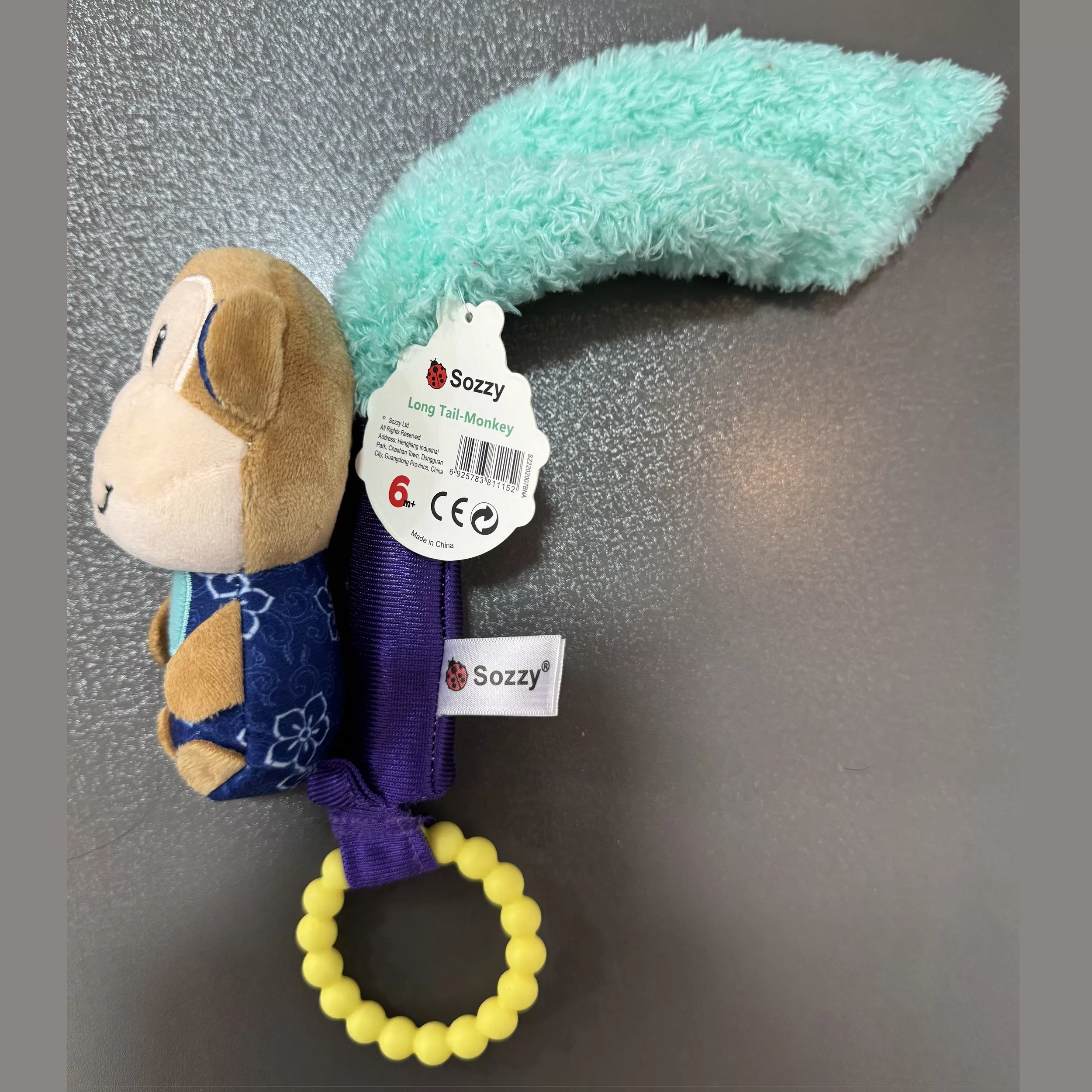 جغجغه سوزی مدل WLTH22-0232 طرح میمون