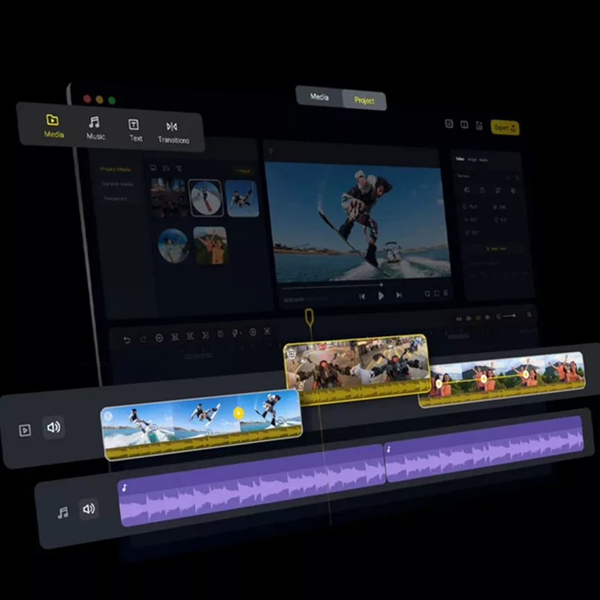 دوربین فیلم برداری ورزشی اینستا 360 مدل X4 به همراه مونوپاد