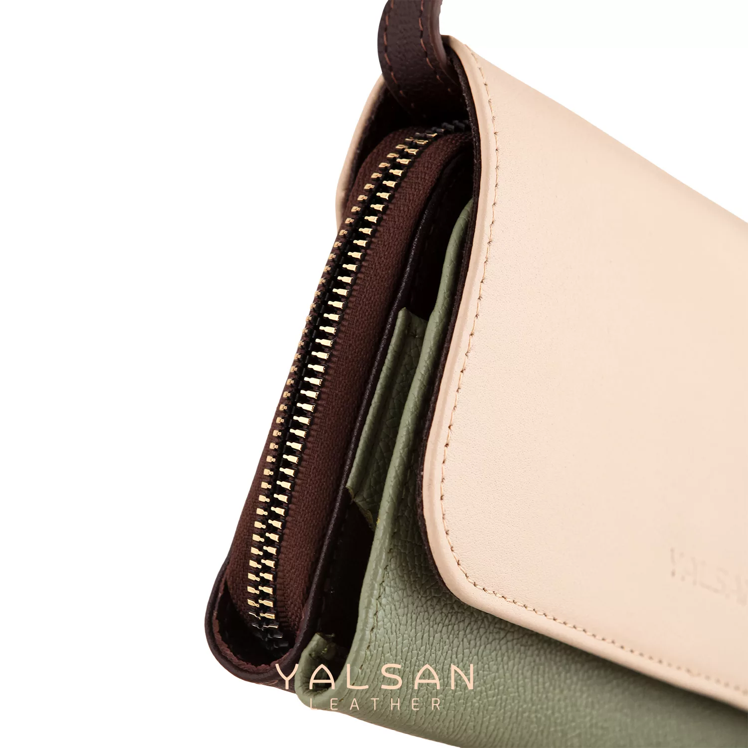 کیف رودوشی زنانه چرم یلسان مدل روناک کد 210- MC-14sz