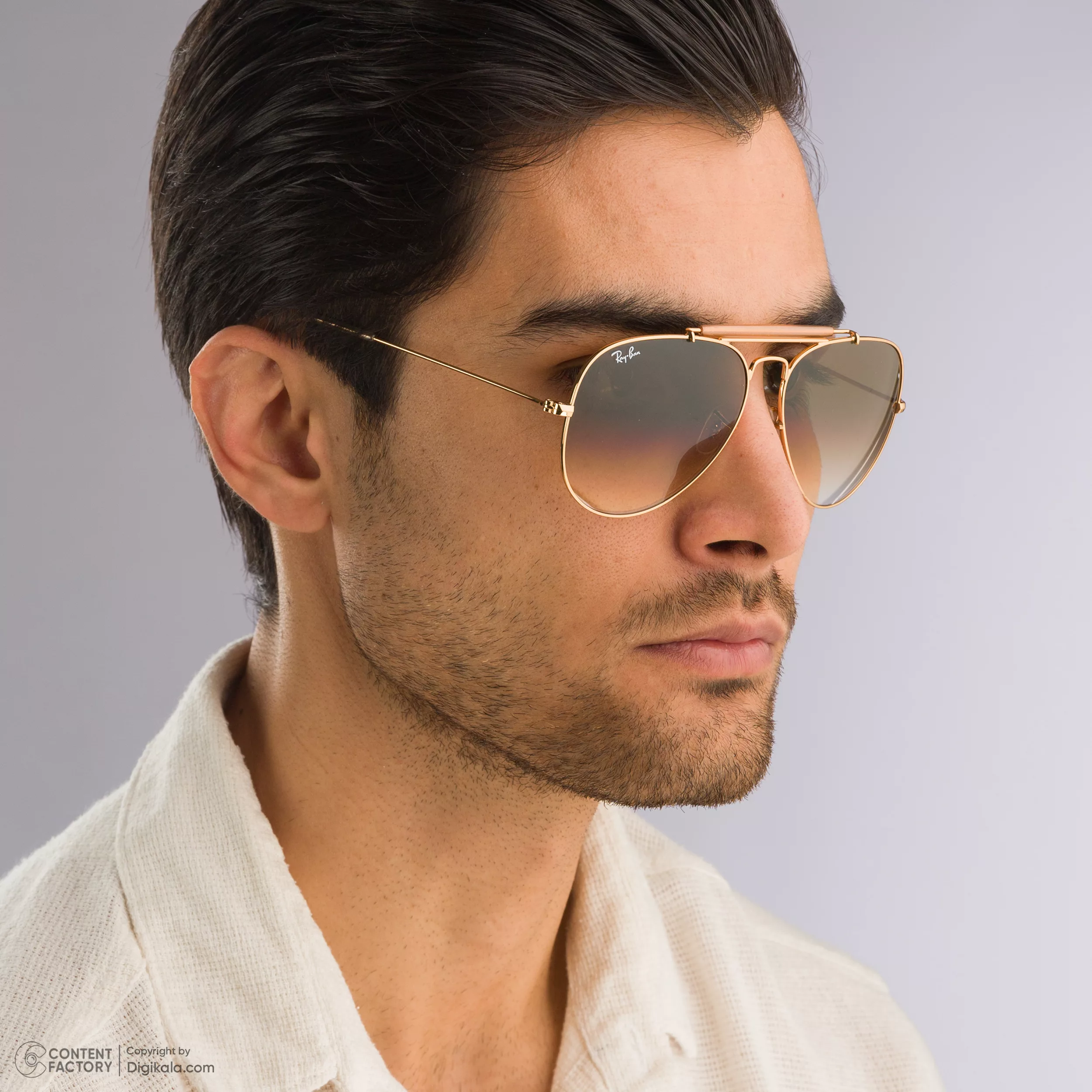 عینک آفتابی خلبانی (Aviator) ری بن مدل RB3029-001/51