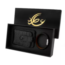 ست هدیه چرم عطارد مدل چرم طبیعی کد A111