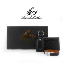 ست هدیه چرم عطارد مدل چرم طبیعی کد A106