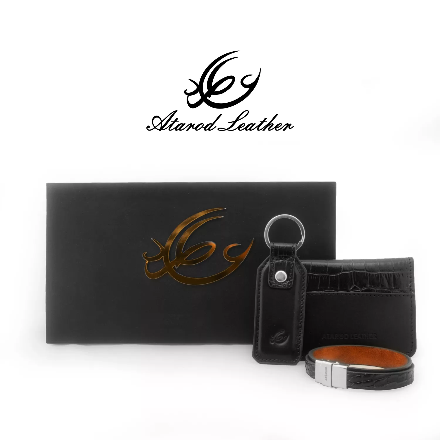 ست هدیه چرم عطارد مدل چرم طبیعی کد A106