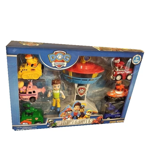 ماشین بازی طرح سگ های نگهبان مدل برج مجموعه 8 عددی