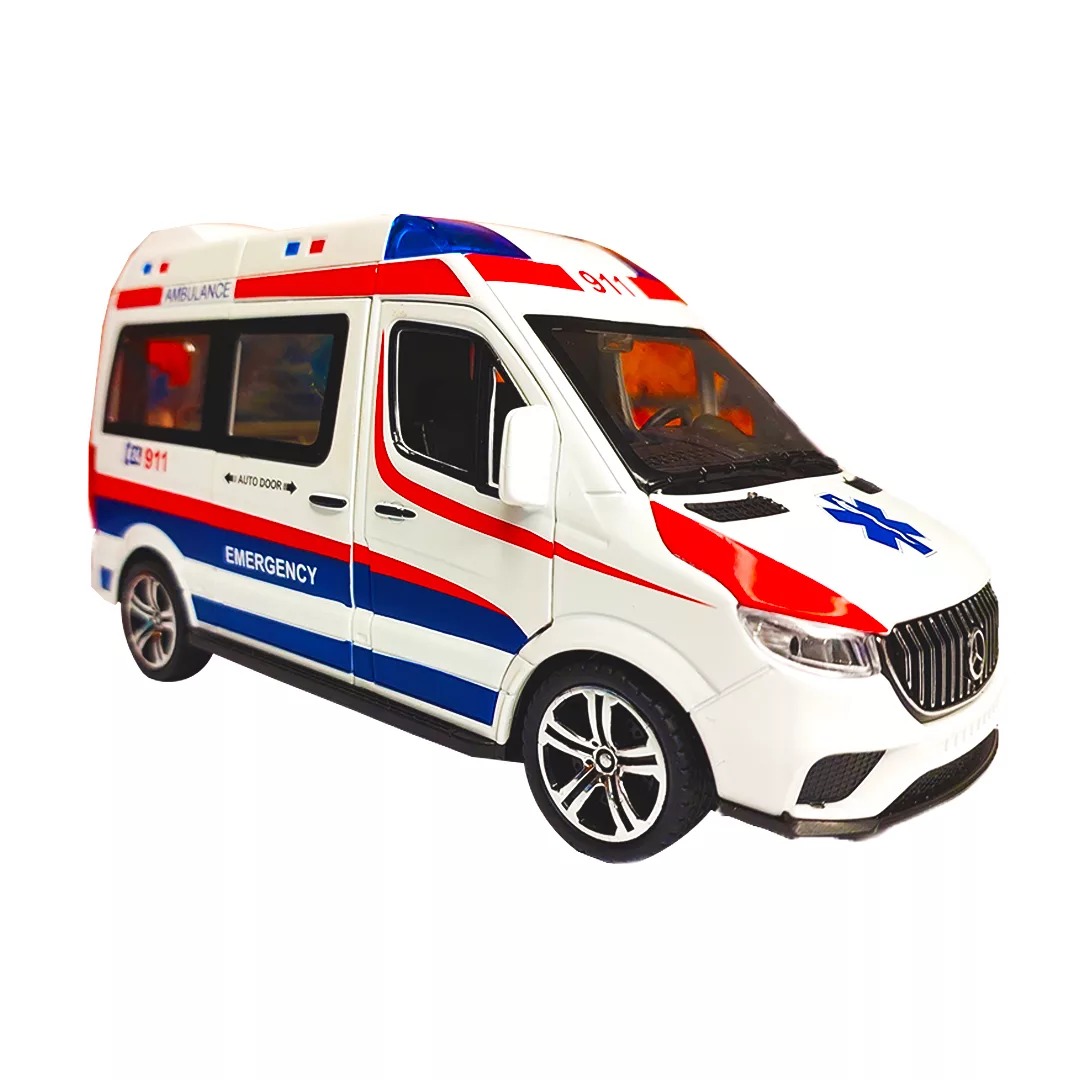 ماشین بازی مدل 911 Ambulance benz