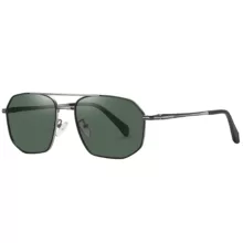 عینک آفتابی چندضلعی پلاریزه آلبرت وگ مدل 6324C37-P144