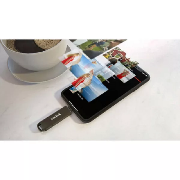 فلش مموری لایتنینگ و USB3.1 سن دیسک مدل IXPAND LUXE ظرفیت 64 گیگابایت