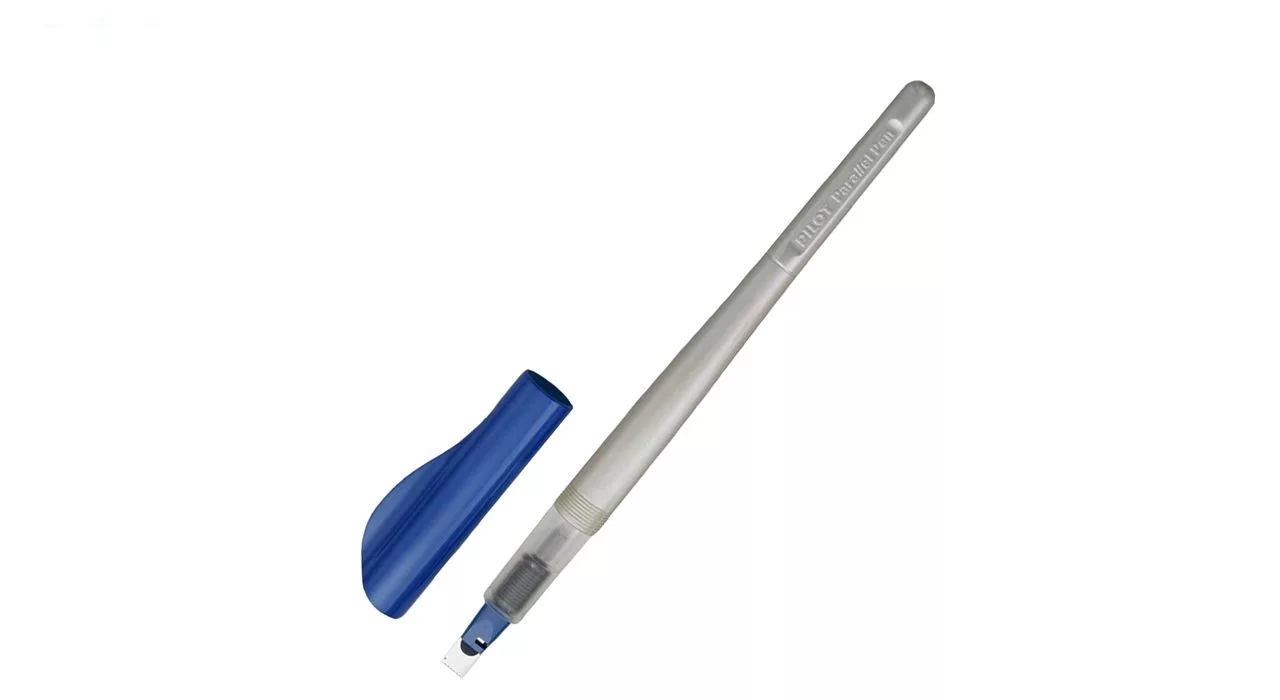 قلم کالیگرافی پایلوت مدل پارالل با نوک نوشتاری 6 میلی متری به همراه بسته دوعددی خودکار پایلوت BPS-GP