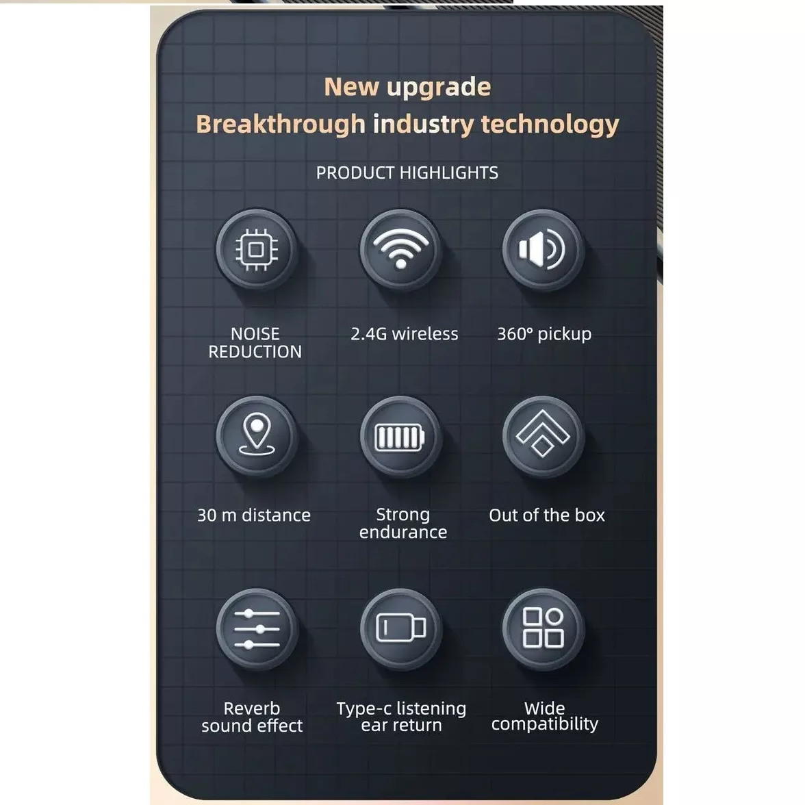 میکروفن بی سیم مدل SX25 Dual با درگاه اتصال Type-c