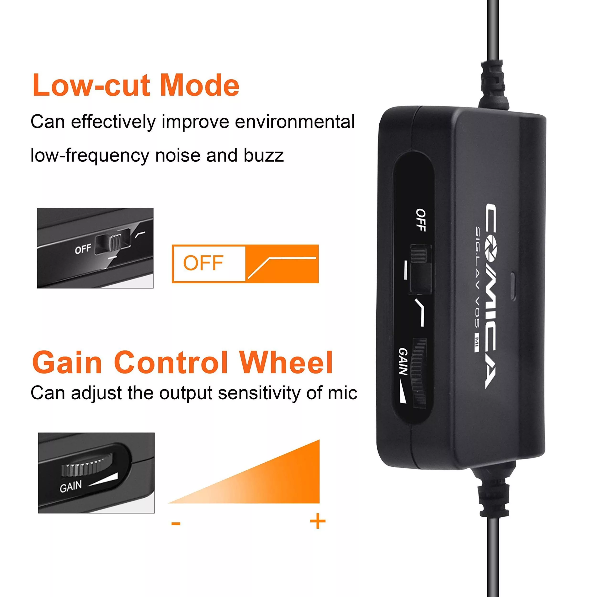 میکروفن یقه ای کامیکا مدل SIG.LAV V05