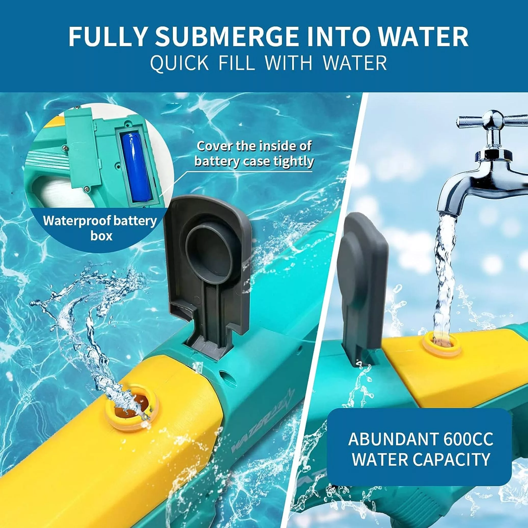 تفنگ آب پاش داوین مدل WG01