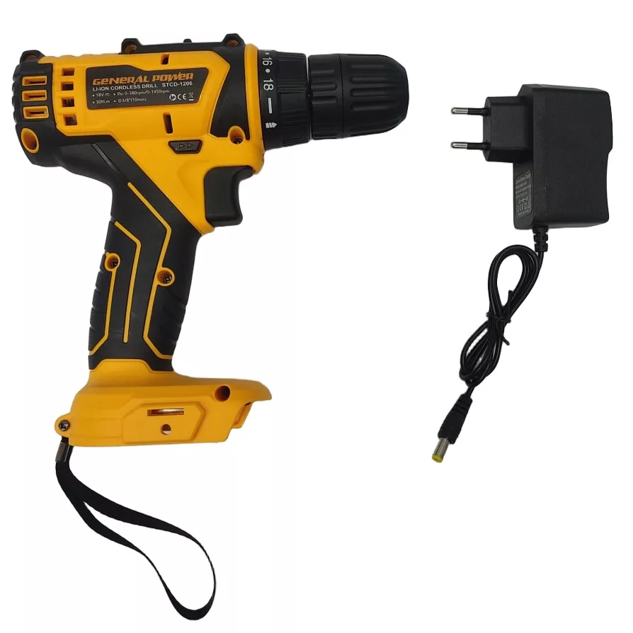 دریل و فرز شارژی جنرال پاور مدل STCD-200 + STAG-2001BL