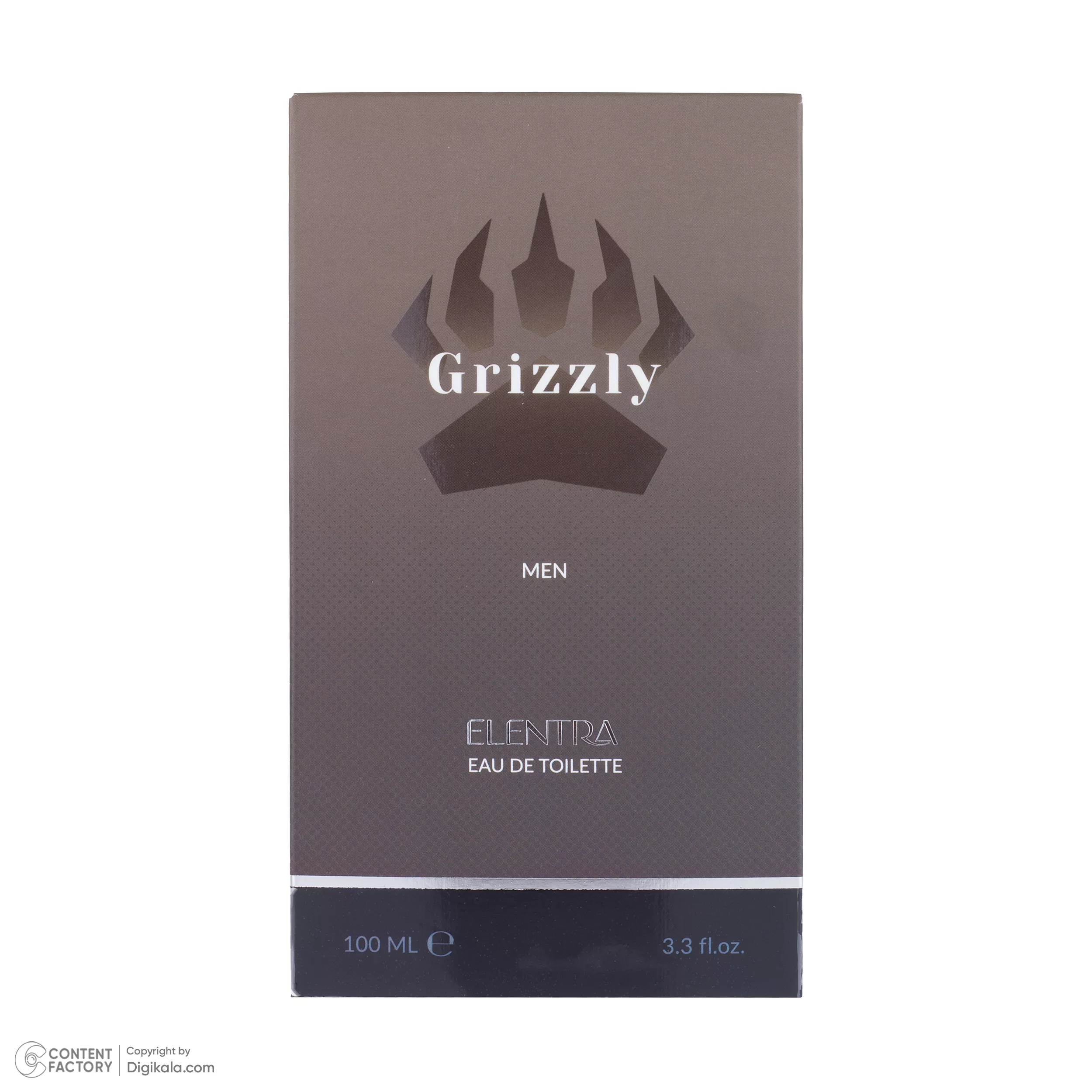 ادو تویلت مردانه النترا مدل Grizzly حجم 100 میلی لیتر