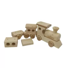 بازی فکری مدل قطار چوبی مغناطیسی
