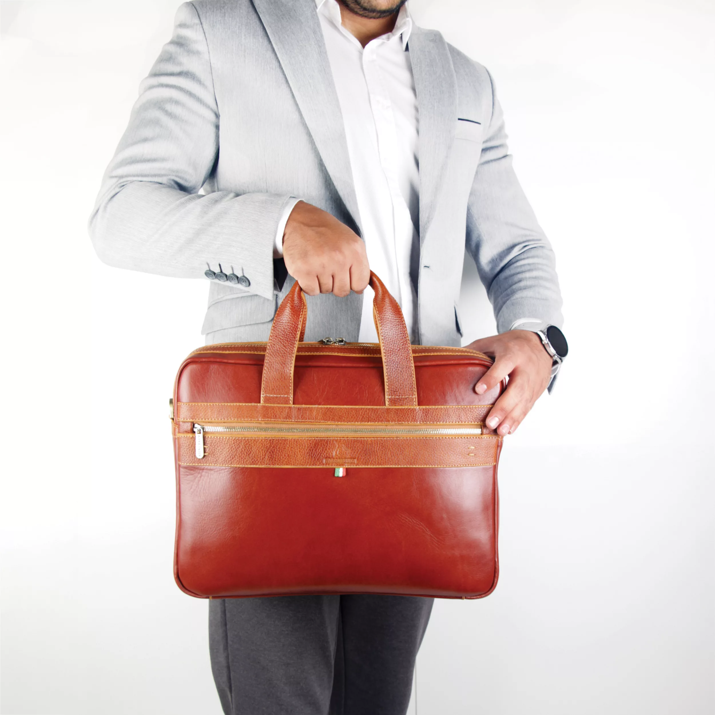 کیف اداری چرم بارز مدل DL74