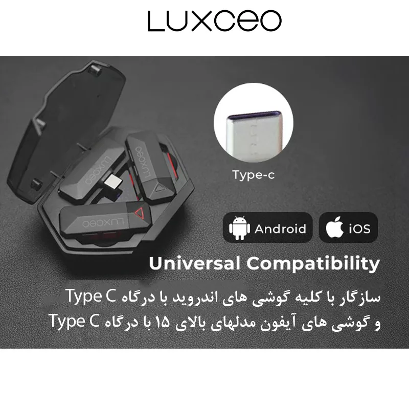 میکروفن یقه ای لاکسیو مدل Portable Case