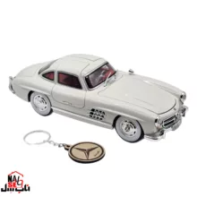 ماکت ماشین ناب سل مدل بنز کلاسیک اس ال Mercedes benz SL300 به همراه جاسوییچی