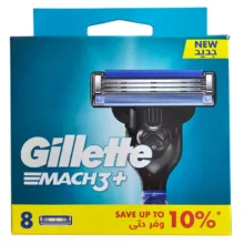 تیغ یدک ژیلت مدل +Mach 3 بسته 8 عددی