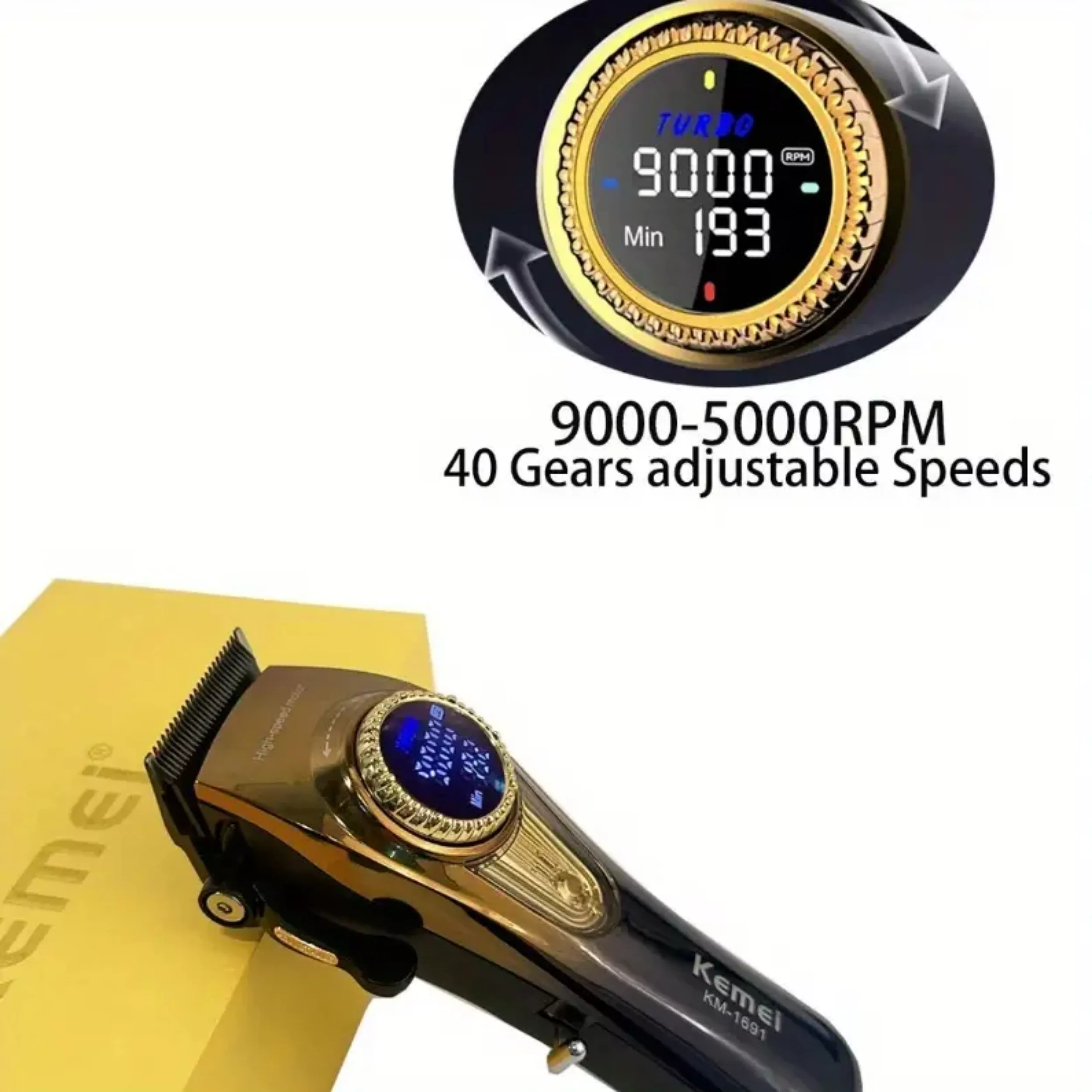 ماشین اصلاح موی سر و صورت شارژی کیمی مدل km-1691