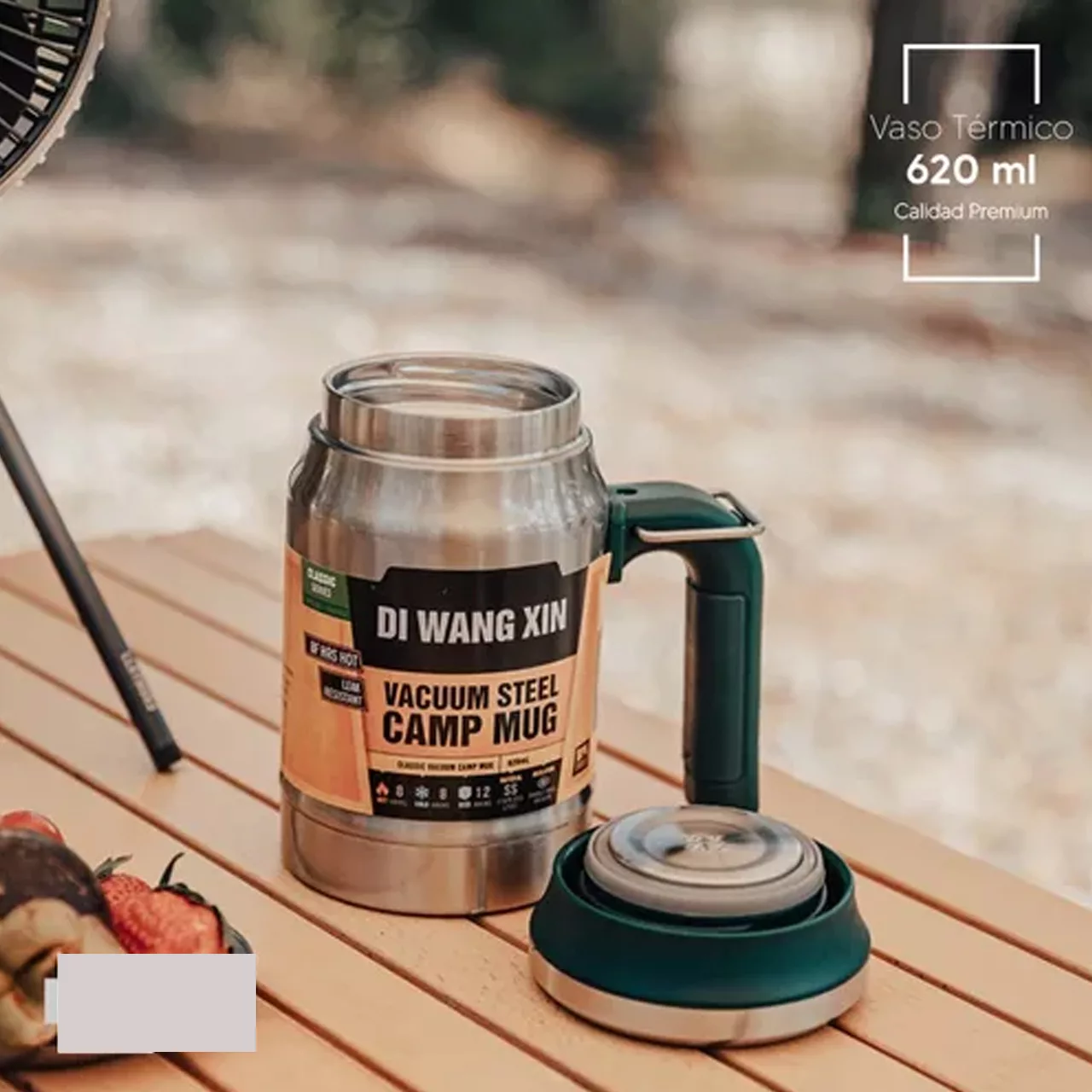 ماگ سفری دیوانگ ژین مدل CAMP کد 5102 گنجایش 0.62 لیتر