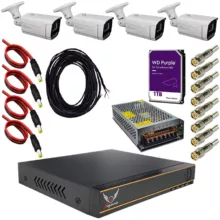 سیستم امنیتی رایمون مدل 5 مگاپیکسل کد Pack-AHD-5M-4C08
