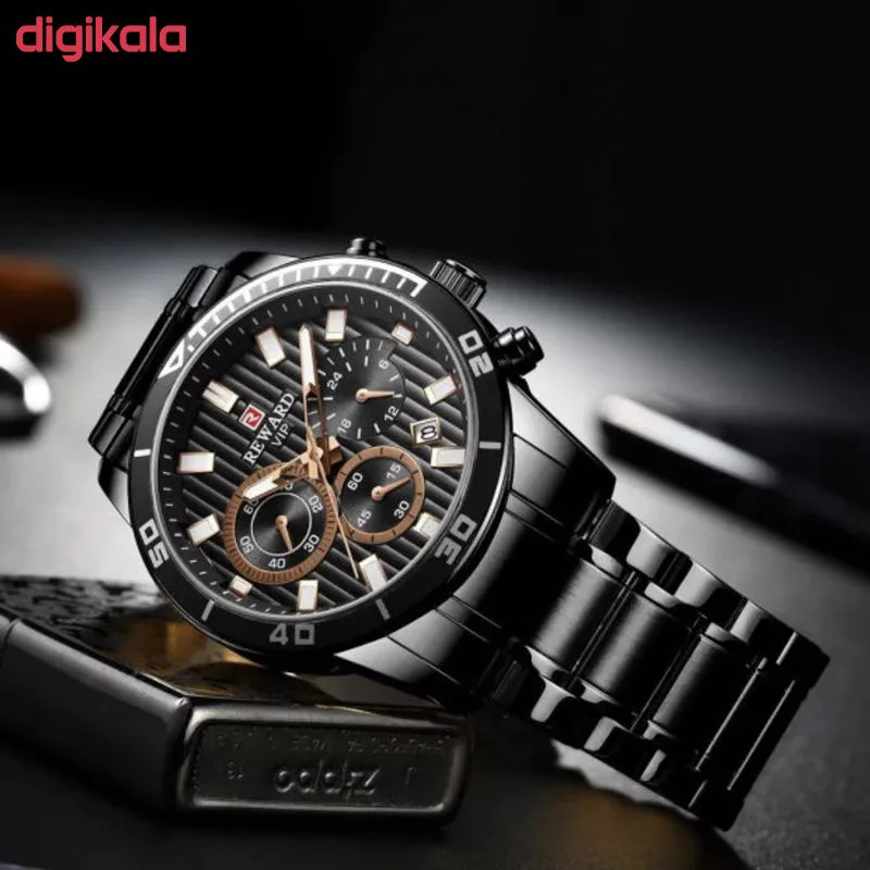 ساعت مچی عقربه ای ریوارد مدل RD-81009-bl