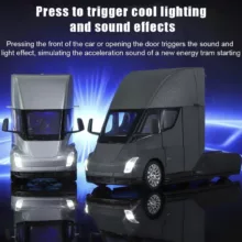 ماکت ماشین مدل کشنده دو محور تسلا