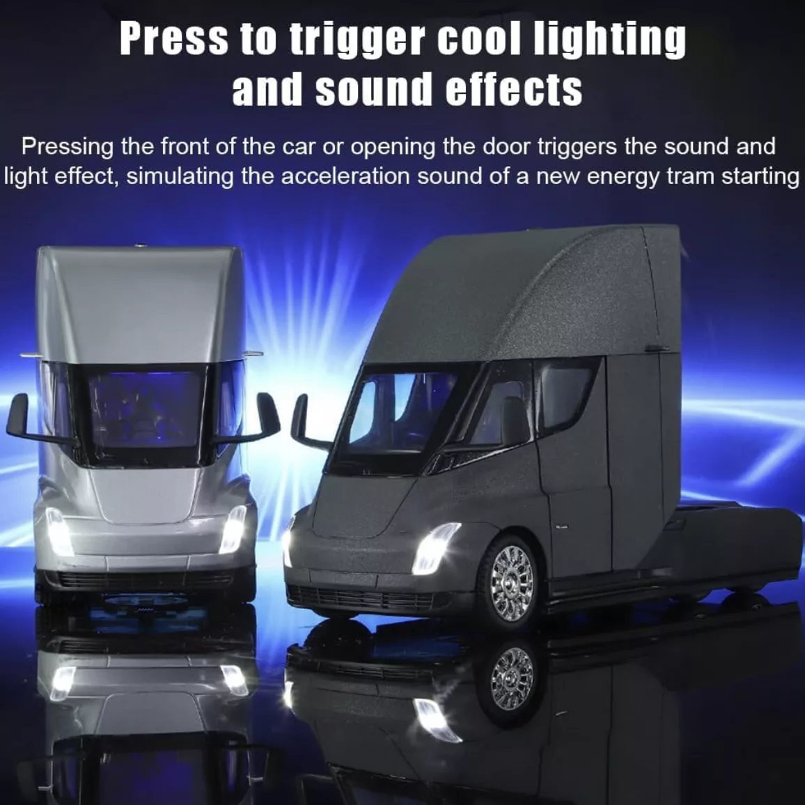 ماکت ماشین مدل کشنده دو محور تسلا