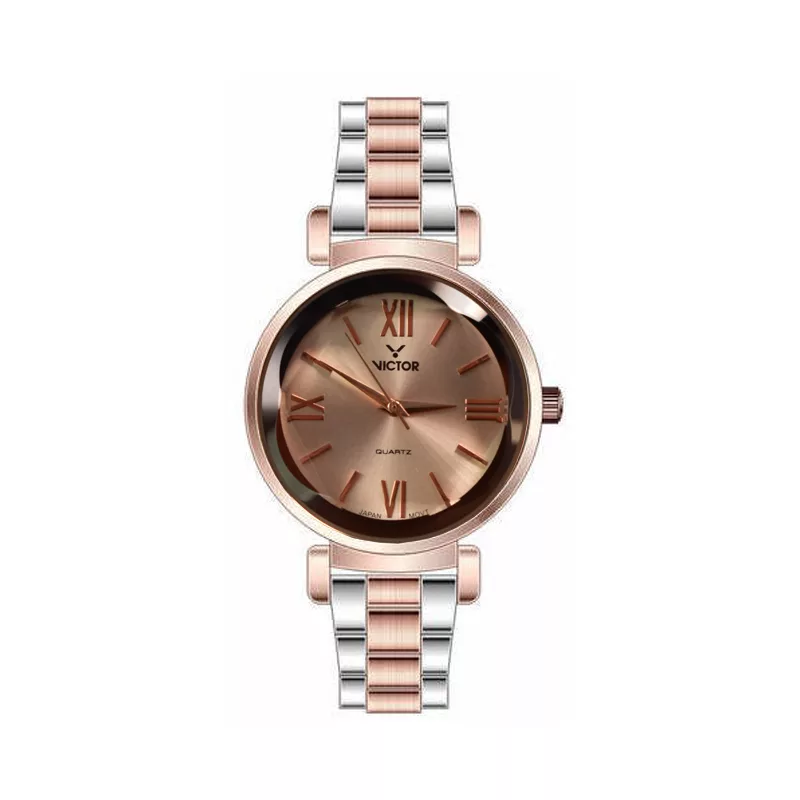 ساعت مچی عقربه‌ای کوارتز زنانه ویکتور مدل 1455L