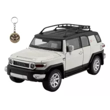 ماکت ماشین ناب سل مدل تویوتا اف جی کروز فلزی TOYOTA FJ CRUISERبه همراه جاسوییچی
