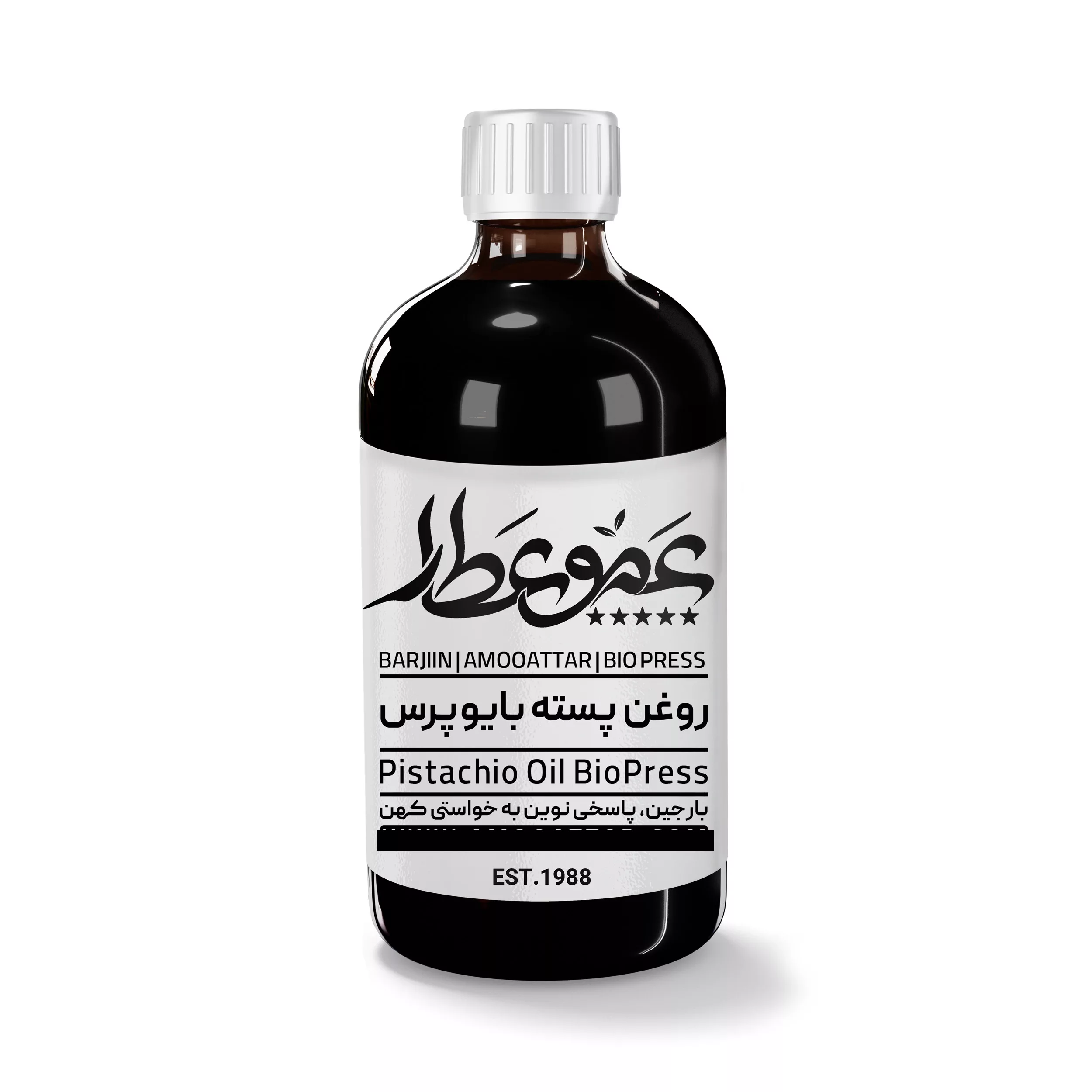 روغن پسته عمو عطار مدل 06 حجم 120 میلی لیتر