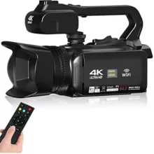 دوربین فیلم برداری مدل 4K Ultra HD 64MP Streaming 60fps With 64G SD Card