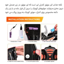 موتور بازی کنترلی مدل پرتاب کن طرح فضایی کد GC169-194 مجموعه 4 عددی