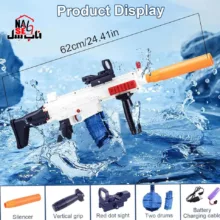 تفنگ آب پاش ناب سل مدل شارژی طرح mp5 کد 01